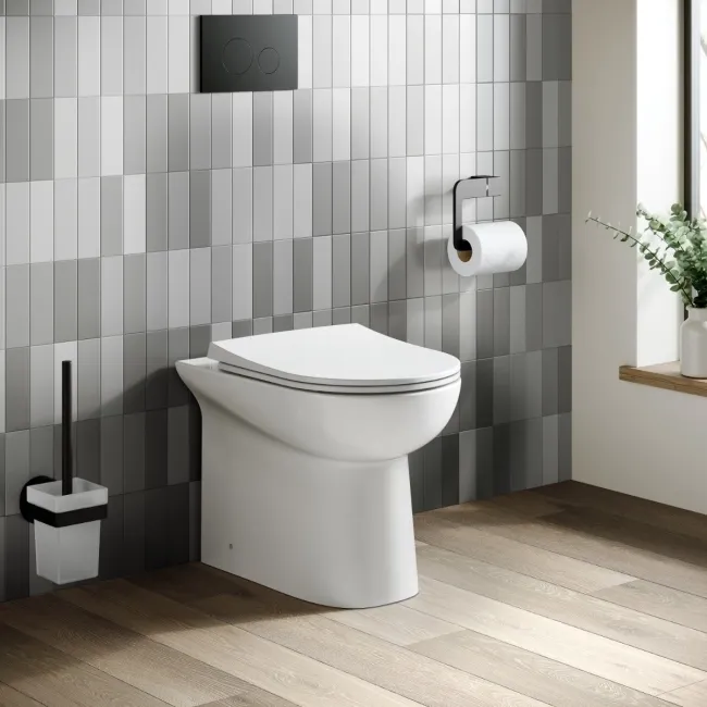 Aruba Rimless Back To Wall Toilet With Slim Soft Close Seat