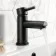 Wye Matt Black Basin Mixer Tap