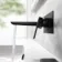 Ribble Matt Black Wall Mounted Basin Mixer Tap