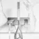 Tamar Chrome Wall Mounted Bath Mixer Tap & Handheld Shower