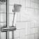 Lismore Essential Square Thermostatic Rigid Shower Set