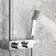Navan Cool Touch Square Thermostatic Shower with Large 250mm Head