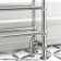Gibraltar Freestanding Traditional Chrome Heated Towel Rail 780x685mm