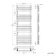 Santorini Chrome Flat Panel Heated Towel Rail 1600x600mm