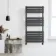 Santorini Anthracite Flat Panel Heated Towel Rail 1200x600mm