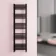 Valetta Matt Black Square Heated Towel Rail 1600x450mm