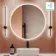 Aria Round Illuminated LED Mirror With BLUETOOTH Speaker 800mm