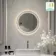 Blake Round Illuminated LED Mirror 500mm