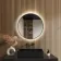Mollie Black Framed Round Backlit LED Mirror With BLUETOOTH Speaker 600mm