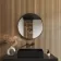 Mollie Black Framed Round Backlit LED Mirror With BLUETOOTH Speaker 600mm