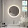 Grace Round Illuminated LED Mirror With BLUETOOTH Speaker 500mm
