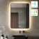Mila Black Framed Backlit Illuminated LED Mirror With BLUETOOTH Speaker 800x600mm
