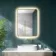 Mila Brushed Brass Backlit Illuminated LED Mirror With BLUETOOTH Speaker 800x600mm