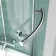 P Shaped 1700 Shower Bath with Front Panel & 4mm Screen with Rail - Right Handed