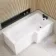 L Shaped 1700 Bath with Front Panel - Right Handed