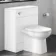 Harper Gloss White Back To Wall Unit and Aruba Toilet