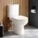 Casper Rimless Close Coupled Toilet With Soft Close Seat