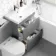 Trent Stone Grey Combination Basin Drawer and Miami Toilet 1100mm