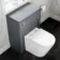 Traditional Dove Grey Back To Wall Unit and Boston Toilet