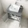 Milos Fog Grey Vanity with Troy Basin 800mm - Chrome Handles