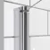 P Shaped 1600 Shower Bath with Front Panel & 6mm Easy Clean Screen with Rail - Left Handed