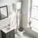 Hudson Traditional Toilet With High-Level Cistern and Graphite Grey Wooden Seat