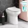 Denver Rimless Comfort Height Back To Wall Toilet With Premium Soft Close Slim Seat