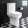 Lodi Rimless Comfort Height Close Coupled Toilet With Slim Soft Close Seat