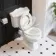 Lima Traditional Close Coupled Toilet With Cotton White Wooden Seat