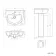 Opel Pedestal Basin 500mm