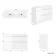 Trent Gloss White Double Basin Drawer Vanity 1200mm