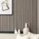 Trepanel® Texture Grey Taupe Woven Acoustic Wood & Felt Slat Panels