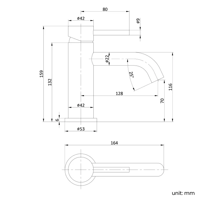 Selma Chrome Basin Mixer Tap