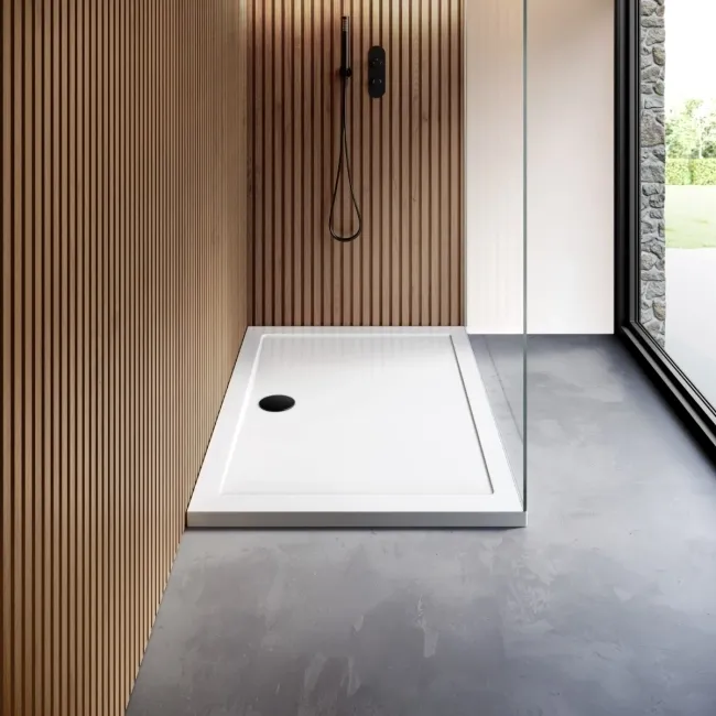 Cairo Rectangular SMC Composite Shower Tray 1400x900mm