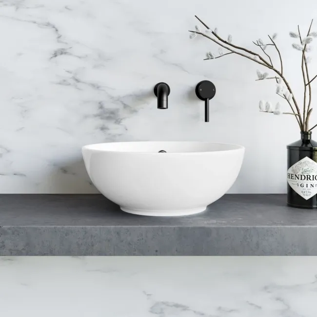 Mesa Round Counter Top Basin 375mm