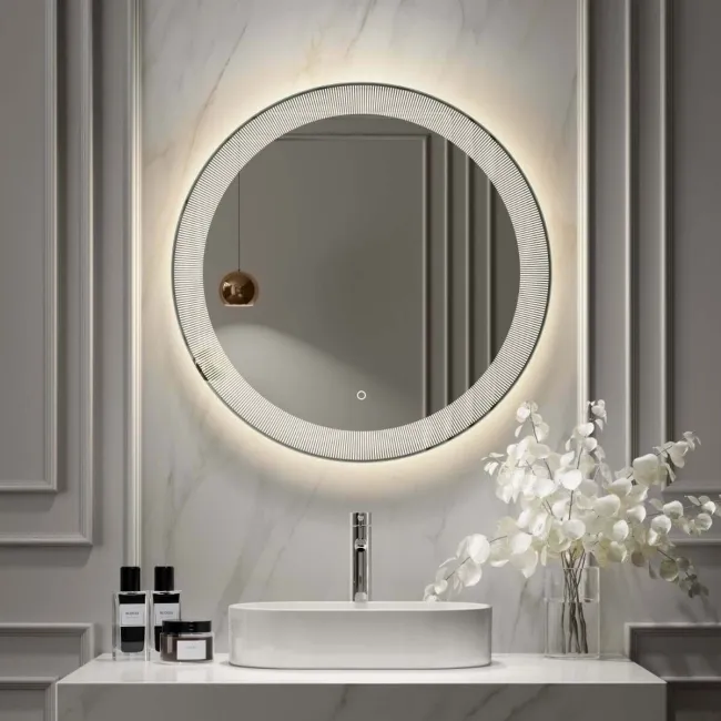 Blake Round Illuminated LED Mirror 800mm