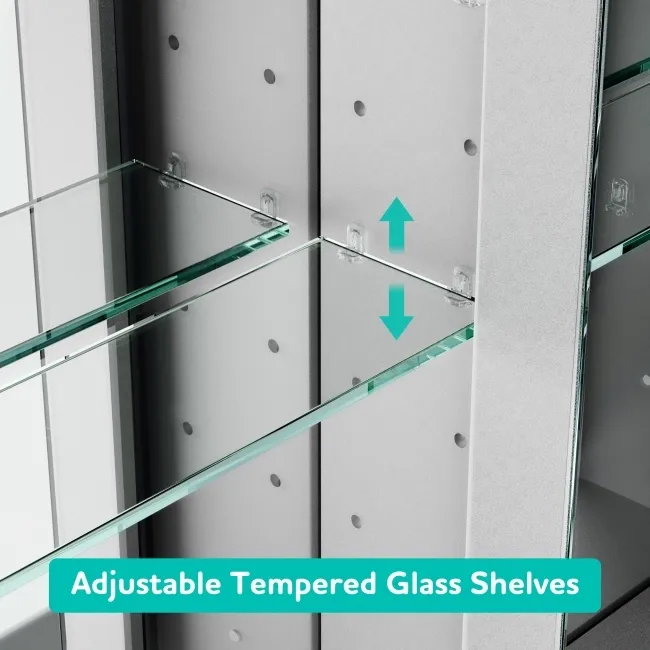 Ivy Recessed LED Mirror Cabinet 700x500mm