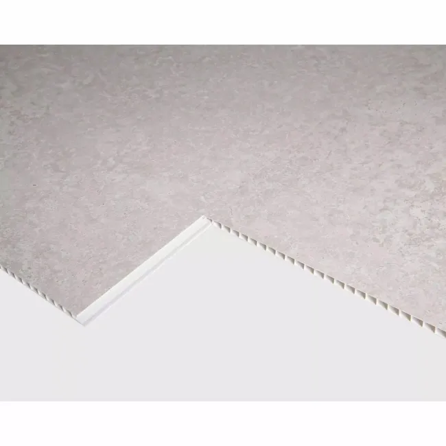 Trepanel Aqua® Matt Ivory Travertine Effect PVC Shower Wall Panel