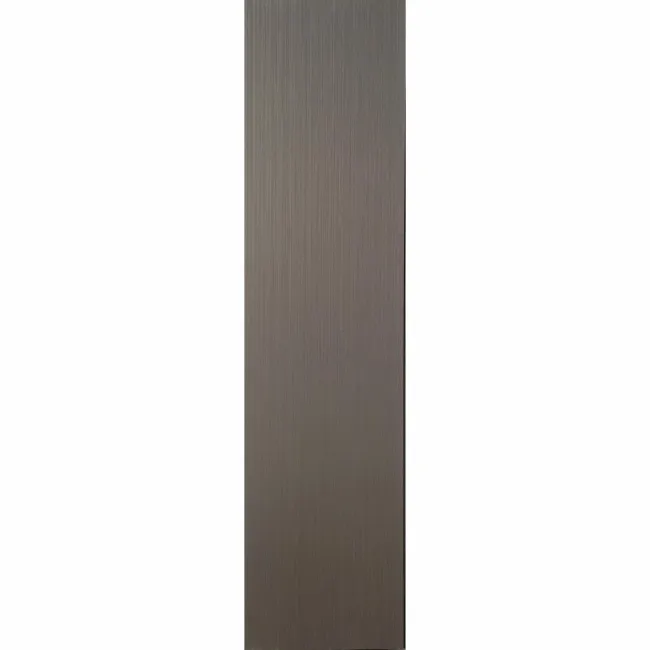 Trepanel Style® Warm Dark Grey Wood Effect Matt WPC Laminated Wall Panel