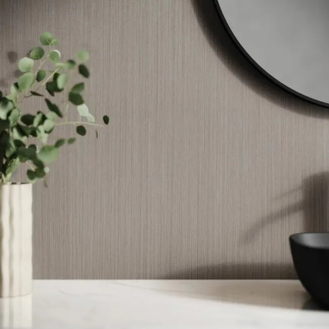 Trepanel Style® Warm Dark Grey Wood Effect Matt WPC Laminated Wall Panel
