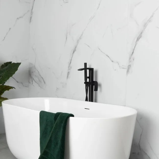 Trepanel Aqua Luxe® Carrara Soft Marble Effect Embossed Satin SPC XXL Wall Panel