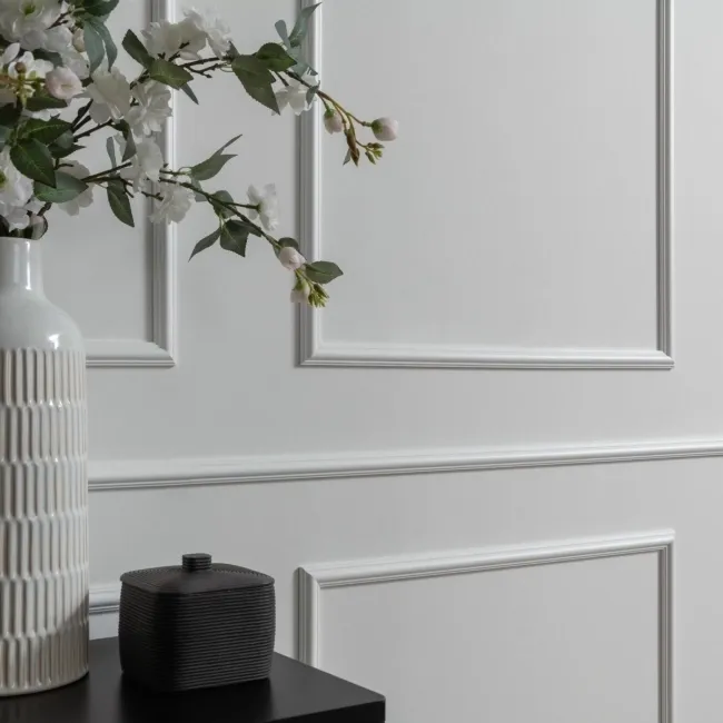 Trepanel Style® Paintable Astragal Moulded PS Wall Beading/Dado