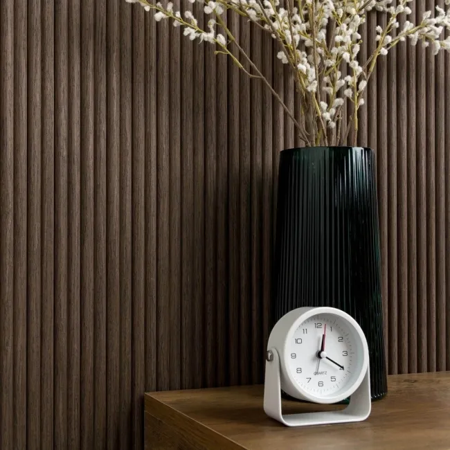 Trepanel Flex® Walnut Brown Flexible Acoustic Wood Panels 1200x600