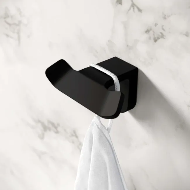 Eloise Matt Black Robe Hook