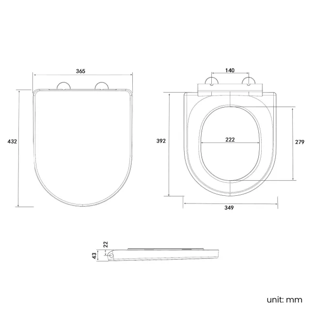 Casper Rimless Close Coupled Toilet With Soft Close Seat