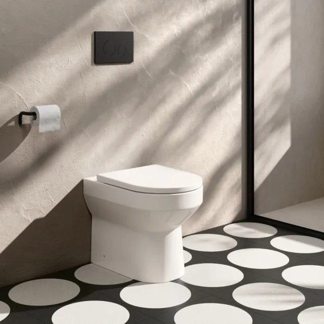 Miami Rimless Back To Wall Toilet With Soft Close Seat