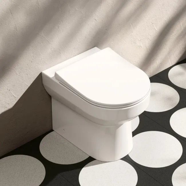 Miami Rimless Back To Wall Toilet With Slim Soft Close Seat