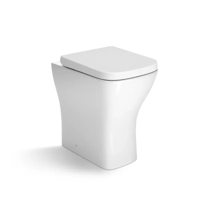 Atlanta Rimless Comfort Height Back To Wall Toilet With Premium Soft Close Seat