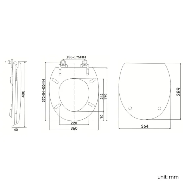 Lima Traditional Close Coupled Toilet With Midnight Green Wooden Seat
