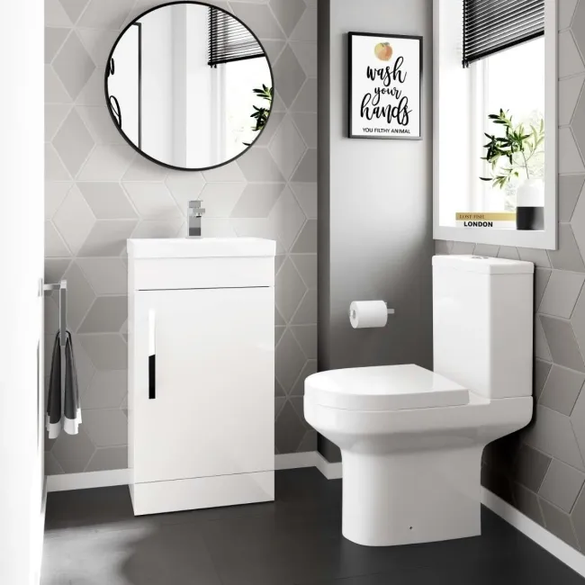 Avon Gloss White Basin Vanity 450mm